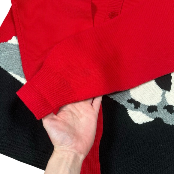 Vintage Orvis 100% Wool Cardigan Penguin Sweater Women's‎ Sz L Large - Picture 7 of 15